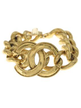Chanel CC Logo Chain Bracelet Gold